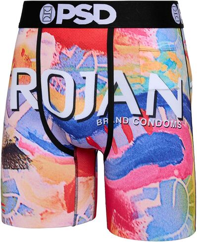 PSD Men's Trojan Nirvana Hp Boxer Briefs, Multi, L in Saudi Arabia