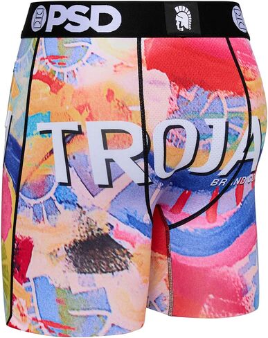 PSD Men's Trojan Nirvana Hp Boxer Briefs, Multi, L in Saudi Arabia
