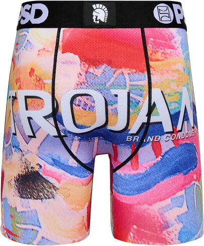 PSD Men's Trojan Nirvana Hp Boxer Briefs, Multi, L in Saudi Arabia