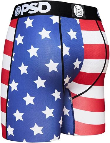 PSD Men's Split Flag Boxer Briefs, Multi, XL in Saudi Arabia