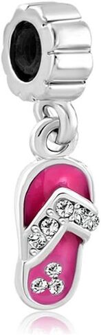 Pink Girls Charm Women Beads For Bracelets in Kuwait