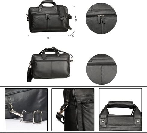 توريش شنطة سفر تنفيذية مصنوعة يدويا من الجلد الطبيعي 100% للجنسين in Kuwait