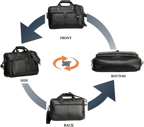 توريش شنطة سفر تنفيذية مصنوعة يدويا من الجلد الطبيعي 100% للجنسين in Kuwait