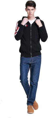 LILLIWEEN Mens Game Cosplay Hoodie N7 3D Jacket Pullover Hooded Sweatshirt in Kuwait