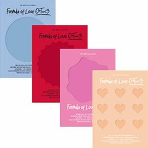 JYP Ent. Twice - Formula of Love: O+T=<3 [Full Set ver.] (The 3rd Full Album) 4 Albums+CultureKorean Gift(Decorative Stickers,Double Sided Photocards)