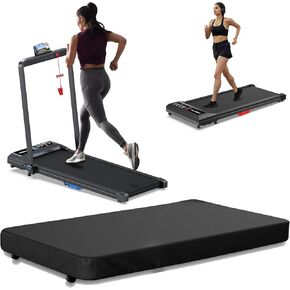 Under Desk Treadmill Cover, Dustproof Desk Treadmill Cover Home Office Black, Walking Pad Treadmill Covers for UREVO Superun Sperax AIRHOT DeerRun