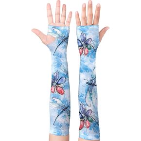 Gardening Sleeves Farm Sun Protection Arm Cooling Sleeves Thorn Proof Garden for Women Men with Thumb Hole