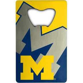FANMATS 62582 Michigan Wolverines Credit Card Style Bottle Opener - 2" x 3.25