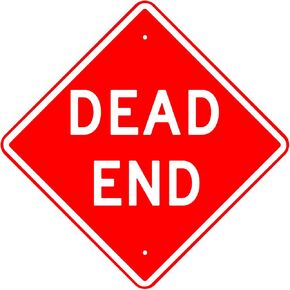 Dead End Sign,Private Driveway Sign .040 Aluminum Reflective Sign Anti-Rust Aluminum-UV Protected and Weatherproof (12"x 12")
