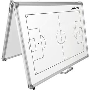 JAYO Soccer Coaching Board, Foldable Soccer Tactics Board, Soccer Clipboard for Coaches, Double-Sided Folding Magnetic Soccer Coaching Board Kit with Magnets, Marker Pen and Waterproof Carring Bag