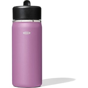 OXO Strive 16oz Wide Mouth Water Bottle with Straw Lid - Amethyst