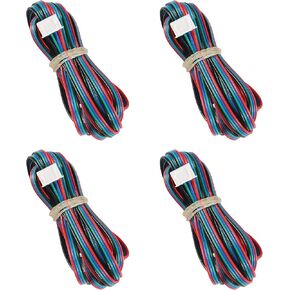 4pcs 2M Motor Connector Cables, MELIFE XH2.54 4pin to XH2.0 6pin White Terminal Paralled Motor Wires for 3D Printer Stepper Motor in Kuwait