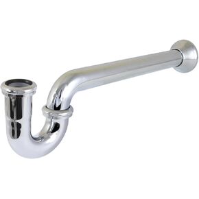 Kingston Brass CC5181 Vintage 1-1/4 in. P-Trap with Bell Flange, Length, 18 Gauge, Polished Chrome