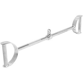 FITNESS MANIAC USA Lat Pulldown Attachments 28" Straight Bar, Neutral Wide Grip Flat Lat Pull Down Bar, Tricep Pushdown - 28 inches Revolving Cable Machine Accessories for Lat Pulldown Machines Gym