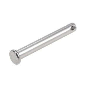 Clevis Pins (8mmx60mm) 1Pcs, Single Hole Flat Head 304 Stainless Steel Fastener Pin - for Metal Devices, Furniture Installation, Industrial, DIY