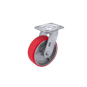 5"X 2" Heavy Duty Casters - Industrial Casters Polyurethane Caster with Strong Load-bearing Capacity 1000 LB, Swivel Caster, Widely Used in Furniture,WorkBrench,Tool Box(1 Swivel)