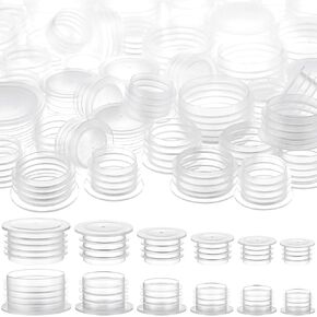 20 Pieces Silicone Salt And Pepper Shaker Stoppers 10, 12, 13, 15, 16 mm Stoppers for Salt and Pepper Shakers, Salt Shaker Plug Replacement Salt and Pepper Shaker Stoppers Plugs for Pots Bottles Pipes