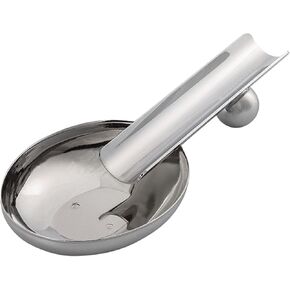 Cigar Ashtray Portable Travel Cigar Ashtrays Creative Stainless Steel Spoon Ashtrays for Gift Home Office (Gold)