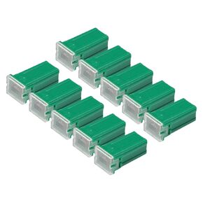 40A Micro Cartridge Fuses/Engine Inner FMM M-Case Type Fuses for Car Truck/Durable Plastic Metal / 5 Pcs Dark Green