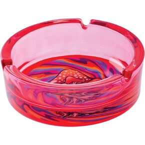 Fujima Trippy Mushroom Glass Ashtray - 6.25"