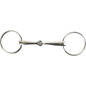 AK Loose Ring, Single Jointed Snaffle Bit in Stainless Steel AKRS-2639