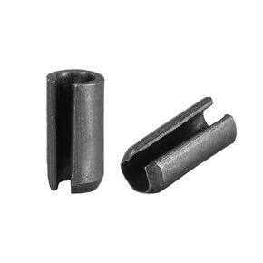 uxcell Slotted Spring Pin - 5mm x 20mm Plain Finish 65Mn Roll Assortment Kit for Small Machine Projects 100Pcs