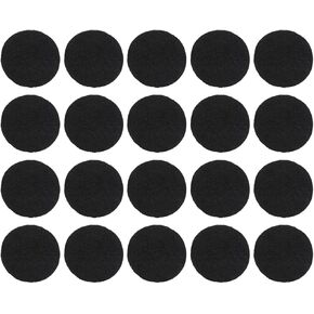 PATIKIL 3" Dia.Incense Burner Pad, 20 Pack Coil Incense Holder Aluminum Black Ash Catcher Fireproof Incense Cone Mat for Yoga Spa Room Home Office