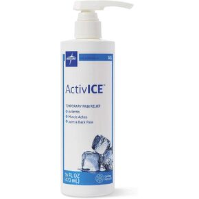 Medline ActivICE Topical Pain Reliever Gel, Great for Arthritis, Muscle Aches and Back Injuries, 16-oz Pump in Saudi Arabia