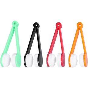PACKOVE 4pcs Eyeglass Cleaner Brush Eyeglasses Cleaning Clip Eyeglasses Scratch Remover Glasses Microfiber Brush Mini Glasses Brush Glasses Cleaner Tool Glasses Cleaning Kit