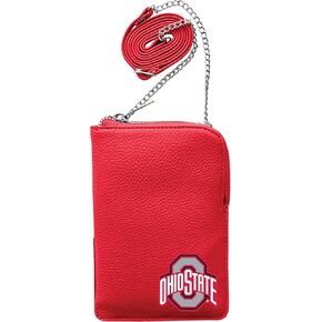 Littlearth womens NCAA Ohio State Buckeyes Pebble Smart Crossbody Purse, Team Color, 7.25" x 5"