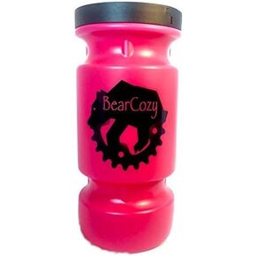 Pink Bear Spray Water Bottle Mount for Bikes fits 225g 7.9oz only