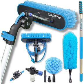IGADPole 24ft Washing Kit: Water-fed Brush, Soap Dispenser and hose tap in Saudi Arabia