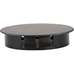 Baomain Plastic Locking Hole Plugs Panel Hole Diameter 1.75" (45mm) HP-45 Black (25PCS)
