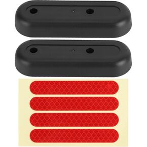 Keenso Electric Scooter Fork Cover, PET Plastic Scooter Rear Fork Decorative Cover Electric Scooter Decorative Cover Reflective Sticker for Ninebot Max G30 Electric Scooter