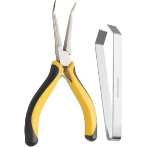Fish Bone Pliers Tweezers Kit for All Kind of Fish Stainless Steel Fish Deboning Tools 2pcs