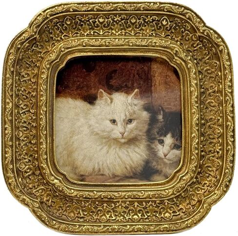 CISOO 3x3 Vintage Small Picture Frame, Antique Ornate Gold Square Photo Frame for Table Top and Wall Display, Decorative Floral Design Retro Home Decor, Photo Gallery Art in Saudi Arabia