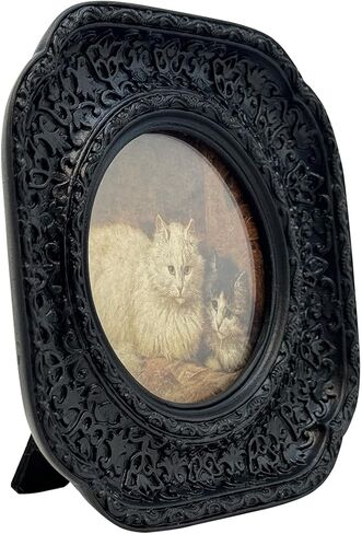 CISOO 3x3 Vintage Small Picture Frame, Antique Ornate Gold Square Photo Frame for Table Top and Wall Display, Decorative Floral Design Retro Home Decor, Photo Gallery Art in Saudi Arabia