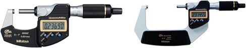 Mitutoyo 293-185-30 QuantuMike DIGIMATIC Micrometer, 0-1", IP65, 0.00005", NO SPC, Black/Gray in Saudi Arabia