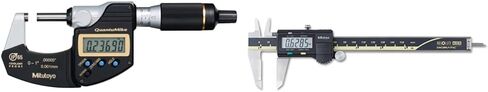 Mitutoyo 293-185-30 QuantuMike DIGIMATIC Micrometer, 0-1", IP65, 0.00005", NO SPC, Black/Gray in Saudi Arabia