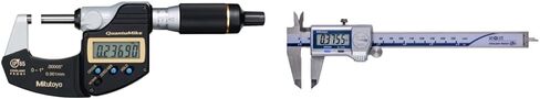 Mitutoyo 293-185-30 QuantuMike DIGIMATIC Micrometer, 0-1", IP65, 0.00005", NO SPC, Black/Gray in Saudi Arabia