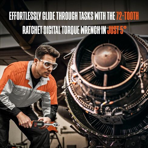 SUZUME 1/4 Torque Wrench Digital (1.1-22.2 Ft.Lb/ 1.5-30 N.m) Data Storage Digital Torque Wrench 1/4 Drive with Buzzer and LED Flash ±2% High Accuracy Digital Torque Wrench for Bicycle in Saudi Arabia