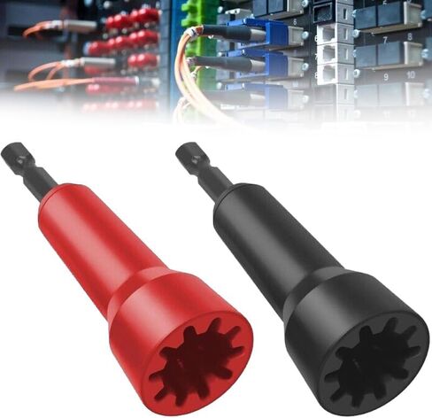 أداة لف سلك المثقاب، أداة لف الأسلاك السريعة، أدوات الأسلاك، محرك موصل مع ظرف 6.32 مم، كفاءة الأسلاك المحسنة (قطعتان فضيتان) in Kuwait