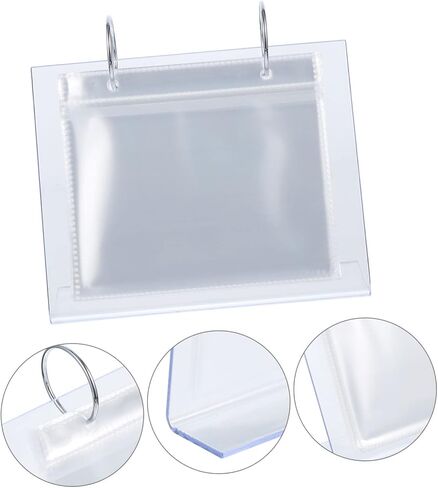 2pcs Vertical Photo Album 5 Inch Photo Flip Frame Flip Display Stand Calendar Photo Album Desk Photo Frame Clear Acrylic Photo Calendar Photo Calendar in Saudi Arabia