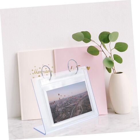 2pcs Vertical Photo Album 5 Inch Photo Flip Frame Flip Display Stand Calendar Photo Album Desk Photo Frame Clear Acrylic Photo Calendar Photo Calendar in Saudi Arabia
