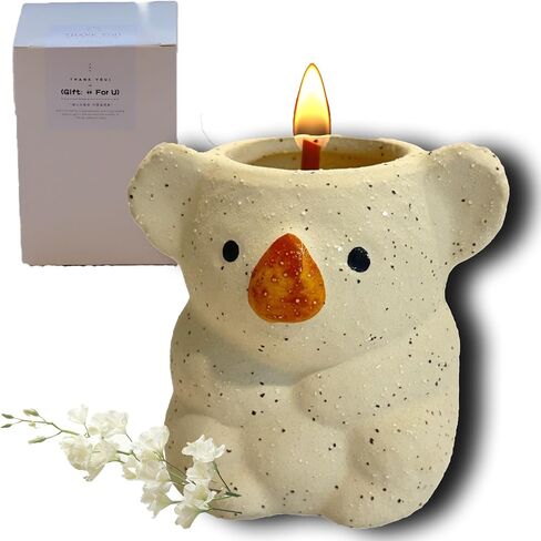 Koala Gifts for Women， Candles for Home Scented， Cute Candles， Room Decor Aesthetic， Handmade Soy Wax Candle for Birthday ， Unique Design， Aromatherapy Candle in Saudi Arabia