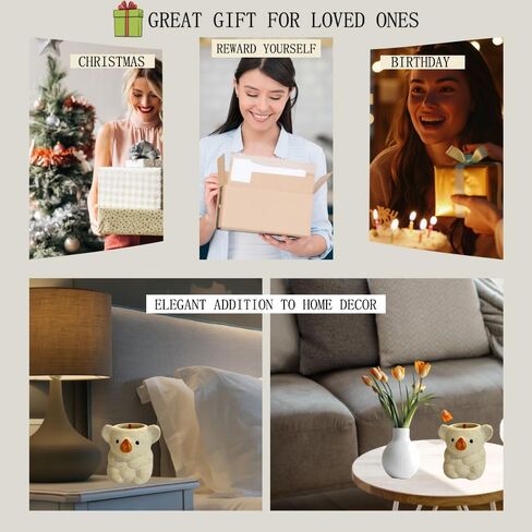Koala Gifts for Women， Candles for Home Scented， Cute Candles， Room Decor Aesthetic， Handmade Soy Wax Candle for Birthday ， Unique Design， Aromatherapy Candle in Saudi Arabia