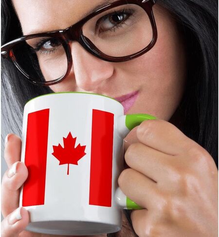 3dRose Flag of Canada Mug, 11 oz, Red in Saudi Arabia
