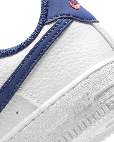 Nike Boy's Force 1 (Little Kid) White/Deep Royal Blue/University Red 2 Little Kid M in Saudi Arabia