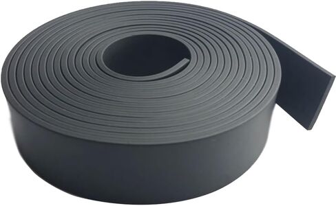 شرائط مطاطية من النيوبرين - سمك 1/8 (3 مم) بوصة × عرض 1 بوصة × لفات مطاطية صلبة بطول 13 قدمًا، مثالية لدعم الأعمال اليدوية، والتسوية، والحشية، والختم (عرض 1 بوصة × طول 13 قدم، وسمك 1/8 بوصة (.125 بوصة) ) in Kuwait