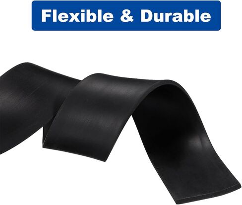 شرائط مطاطية من النيوبرين - سمك 1/8 (3 مم) بوصة × عرض 1 بوصة × لفات مطاطية صلبة بطول 13 قدمًا، مثالية لدعم الأعمال اليدوية، والتسوية، والحشية، والختم (عرض 1 بوصة × طول 13 قدم، وسمك 1/8 بوصة (.125 بوصة) ) in Kuwait